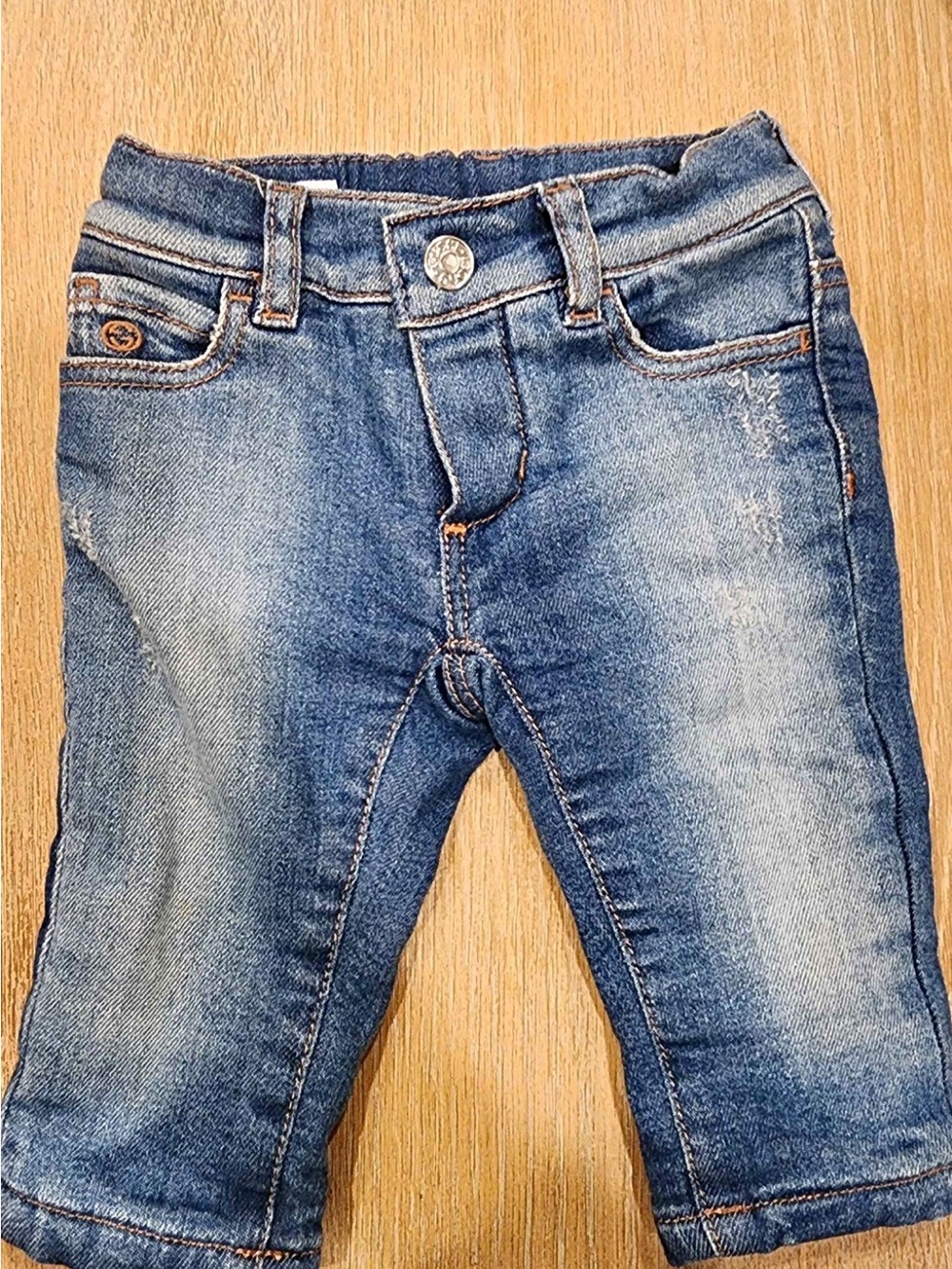 Gucci Kids Blue Denim Jeans